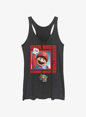 The Super Mario Bros. Movie Our Big Adventure Begins Now Womens Tank Top