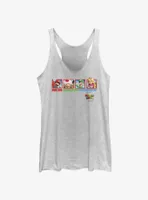 The Super Mario Bros. Movie Big Adventure Toad Luigi & Princess Peach Womens Tank Top