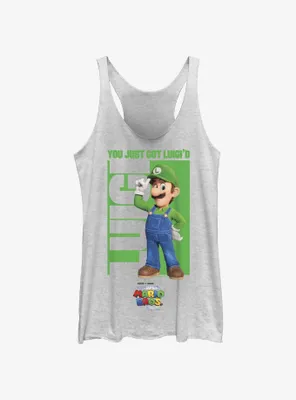 The Super Mario Bros. Movie You Just Got Luigi'd Womens Tank Top