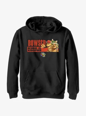 The Super Mario Bros. Movie Bowser King of Koopas Youth Hoodie