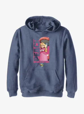 The Super Mario Bros. Movie Peach She Can Do Anything Youth Hoodie