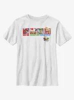 The Super Mario Bros. Movie Big Adventure Toad Luigi & Princess Peach Youth T-Shirt