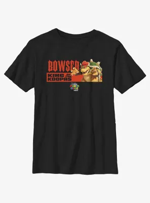 The Super Mario Bros. Movie Bowser King of Koopas Youth T-Shirt