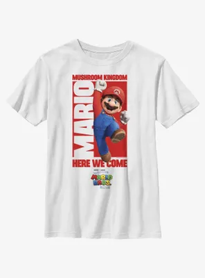 The Super Mario Bros. Movie To Mushroom Kingdom Youth T-Shirt