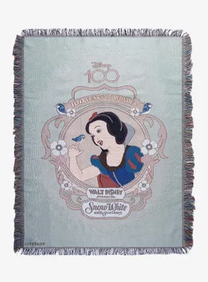 Disney 100 Snow White and the Seven Dwarfs Snow White Portrait Tapestry Throw - BoxLunch Exclusive