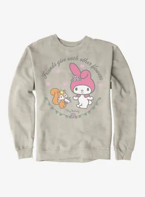 My Melody Friends Give Each Other Flowers Sweatshirt