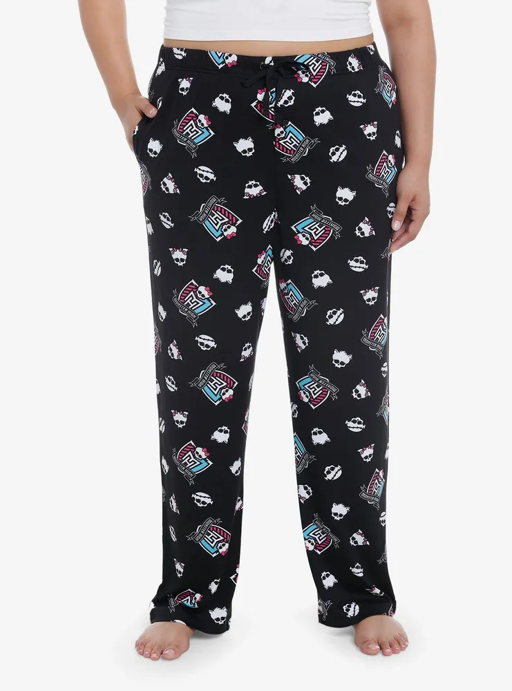 Hot Topic Harry Potter Slytherin Mascot Girls Pajama Pants Plus