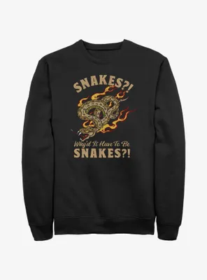 Indiana Jones Why'd It Have To Be Snakes Sweatshirt