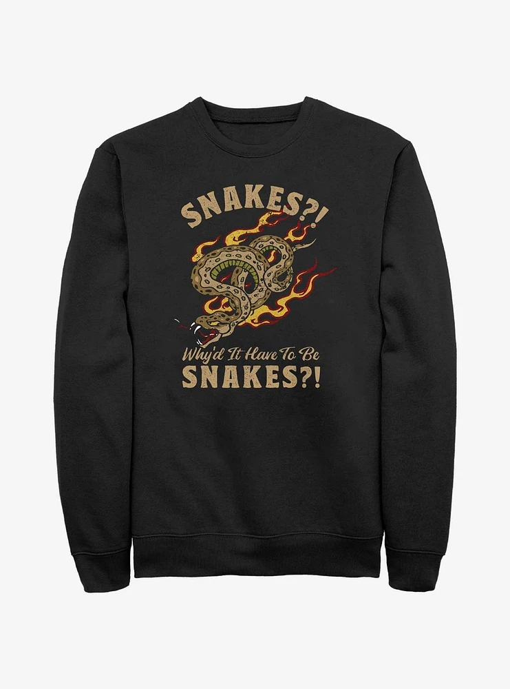 Indiana Jones Why'd It Have To Be Snakes Sweatshirt