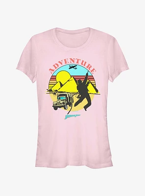 Indiana Jones The Desert Chase Adventure Girls T-Shirt Hot Topic Web Exclusive