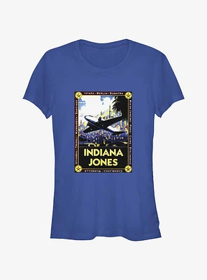 Indiana Jones Cities Postal Girls T-Shirt