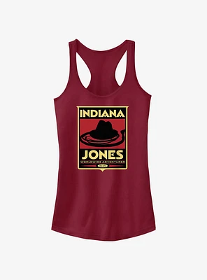 Indiana Jones Hat & Whip Poster Girls Tank