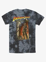 Indiana Jones and the Temple of Doom Poster Tie-Dye T-Shirt