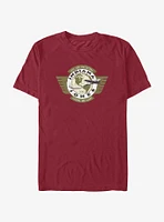 Indiana Jones Live For Adventure Vintage Aviation Badge T-Shirt