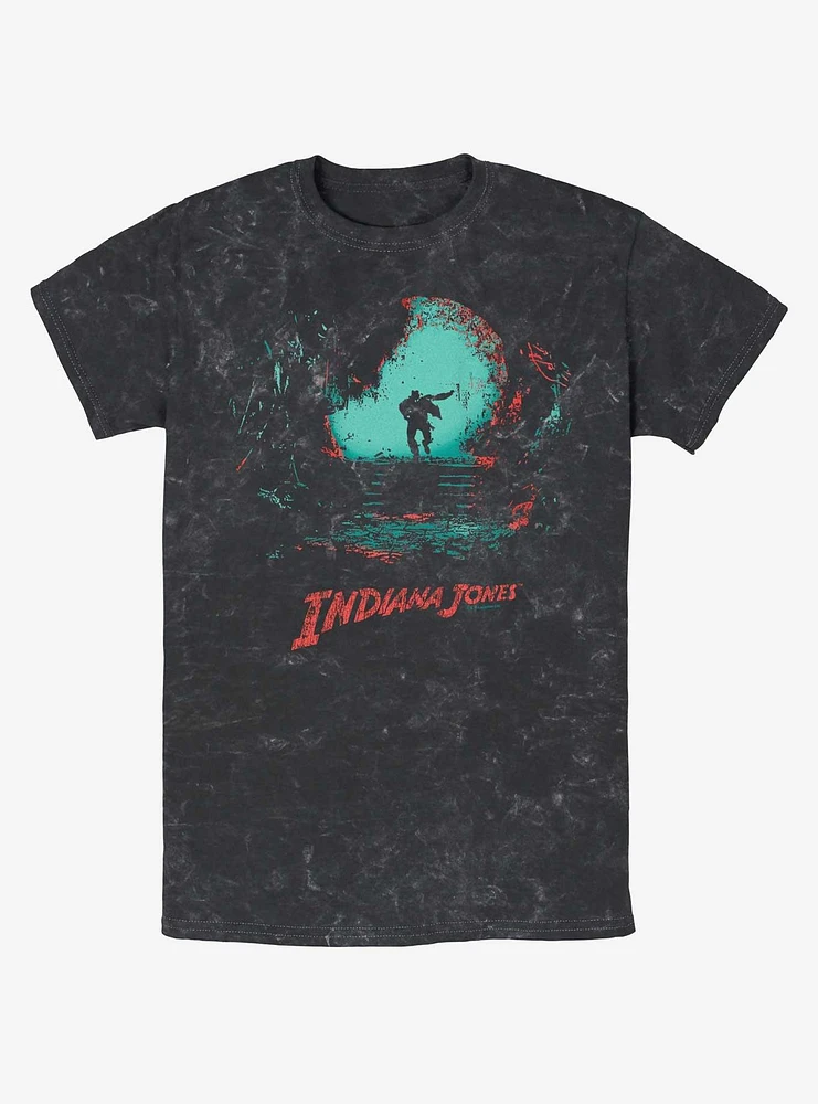 Indiana Jones Treasure Chase Mineral Wash T-Shirt Hot Topic Web Exclusive