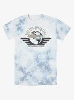 Indiana Jones Aviation Badge Tie-Dye T-Shirt