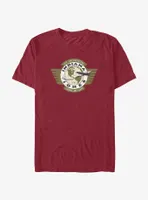 Indiana Jones Live For Adventure Vintage Aviation Badge T-Shirt