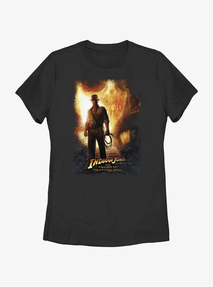 Indiana Jones and the Kingdom of Crystal Skull Poster Womens T-Shirt