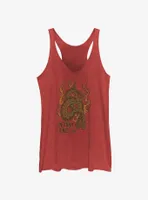 Indiana Jones Flaming Snakes Womens Tank Top