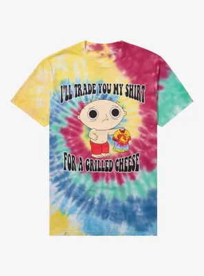 Family Guy Stewie Grilled Cheese Tie-Dye T-Shirt
