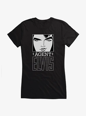 Agent Elvis Logo Girls T-Shirt