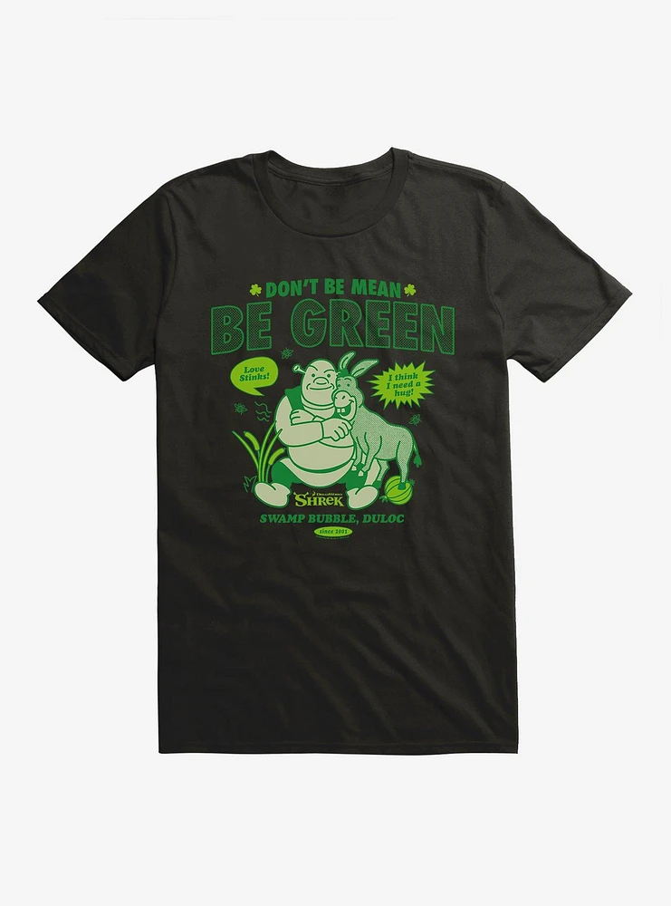 Shrek Don't Be Mean Green T-Shirt