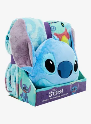 Disney Stitch Throw & Pillow Set