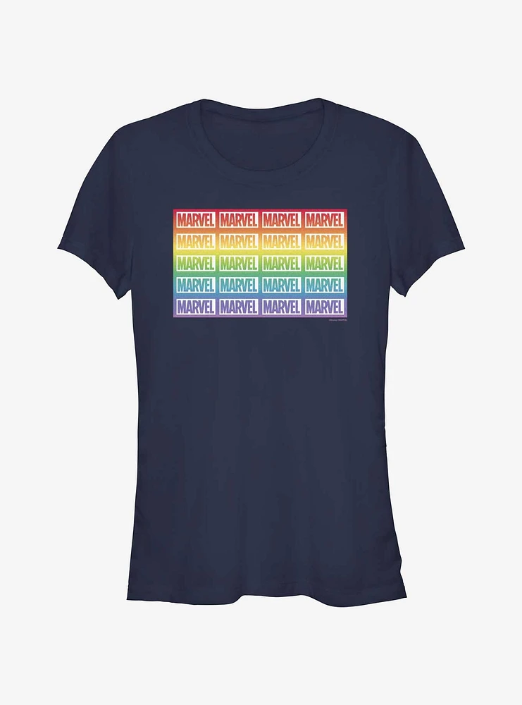 Marvel Avengers Boxed Gradient Pride T-Shirt