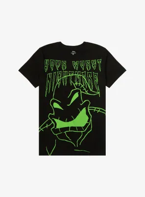 The Nightmare Before Christmas Oogie Boogie Outline T-Shirt