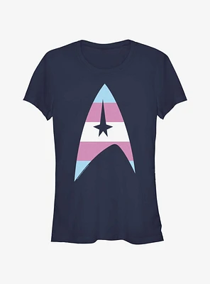 Star Trek Transgender Flag Logo Pride T-Shirt