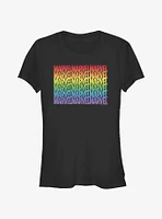 Marvel Avengers Stacked Gradient Pride T-Shirt