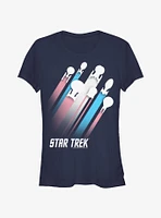 Star Trek Transgender Flag Streaks Pride T-Shirt