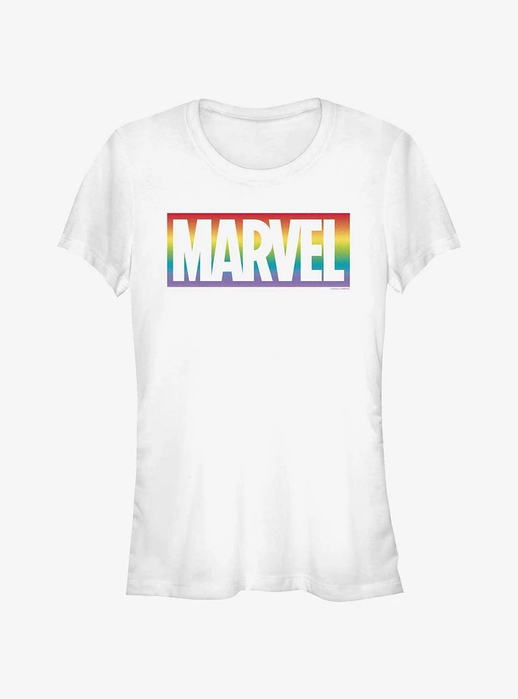 Marvel Avengers Rainbow Logo Pride T-Shirt