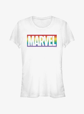 Marvel Avengers Rainbow Logo Pride T-Shirt
