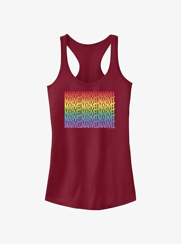 Marvel Avengers Stacked Gradient Pride Tank