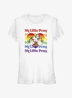 My Little Pony Rainbow Name Stack Pride T-Shirt