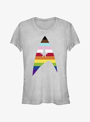 Star Trek Inclusive Flag Logo Pride T-Shirt