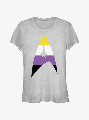 Star Trek Nonbinary Flag Logo Pride T-Shirt