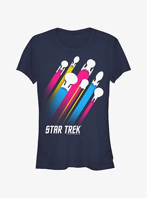 Star Trek Pansexual Flag Streaks Pride T-Shirt
