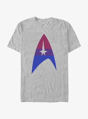 Star Trek Bisexual Flag Logo Pride T-Shirt