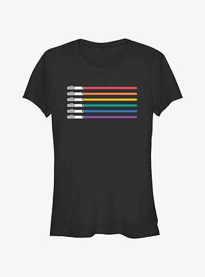 Star Wars Lightsaber Pride Flag T-Shirt