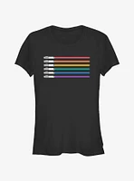 Star Wars Lightsaber Pride Flag T-Shirt