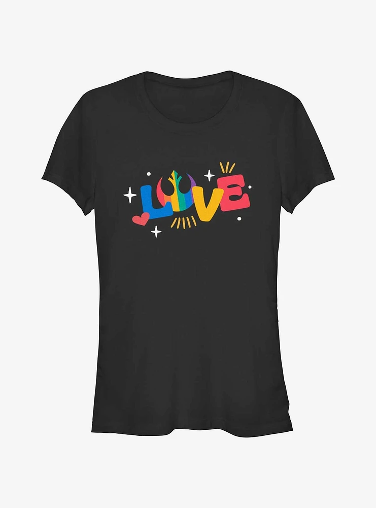 Star Wars Love Rebel Pride T-Shirt