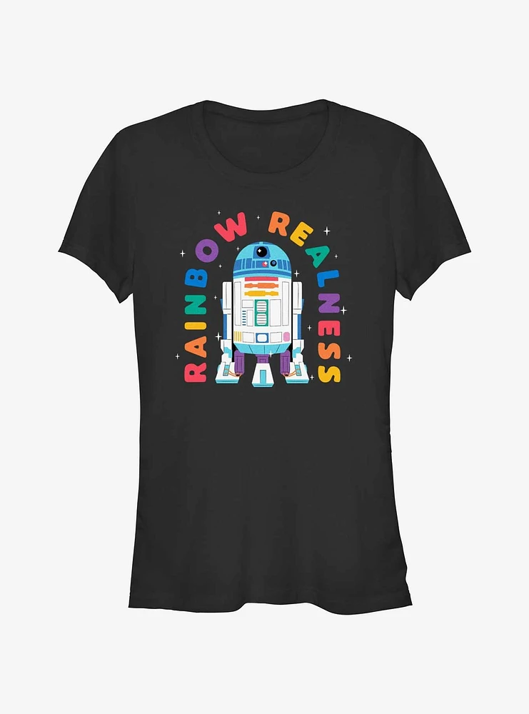Star Wars R2D2 Rainbow Realness Pride T-Shirt