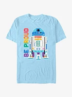 Star Wars R2D2 Be Proud Pride T-Shirt