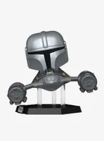 Funko Pop! Star Wars The Mandalorian The Mandalorian in N-1 Starfighter (With R5-D4) Vinyl Bobble-Head