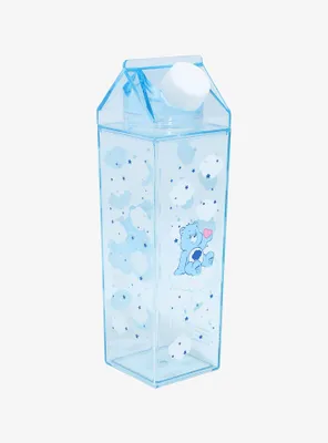 Care Bears Grumpy Bear Milk Carton Water Bottle