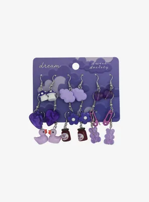 Sweet Society Purple Dream Earring Set