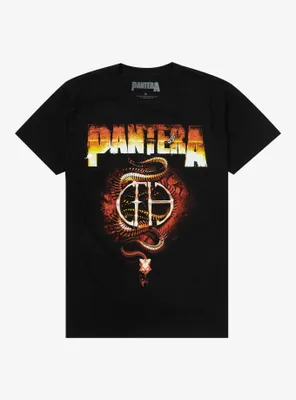Pantera Snake Skeleton T-Shirt