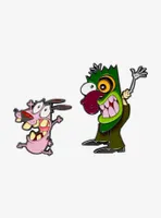 Courage the Cowardly Dog Courage & Eustace Enamel Pin Set - BoxLunch Exclusive